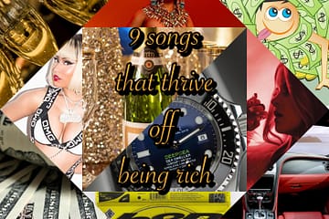 9 Songs That Thrive Off Being Rich [Photo Credits: Cash Money, Columbia, Pixabay, Republic]