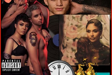 Kehlani, Clothes Off: Midnight Heat 🕛 🔥 No. 73 (2024) [📷: Brent Faulkner / The Musical Hype; Atlantic; Hasan Muneer, Natan from Pexels; Aristal Branson, Clker-Free-Vector-Images from Pixabay]