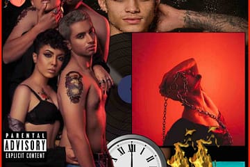 M the Myth, Pin-up Boy: Midnight Heat 🕛 🔥 No. 87 (2024) [📷: Brent Faulkner / The Musical Hype; Blonde; Hasan Muneer, Natan from Pexels; Aristal Branson, Clker-Free-Vector-Images from Pixabay]