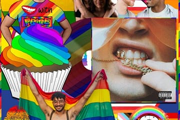 _SANTI_ & Samjgarfield, BUKAKKE: Beaming with Pride 🏳️‍🌈 No. 2 (2025) [📷: Brent Faulkner/ The Musical Hype; SANTI; Elias Souza, Los Muertos Crew from Pexels; CatsWithGlasses, David, Maicon Fonseca Zanco, Square Frog, Sudo from Pixabay]